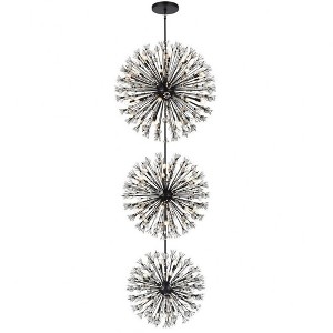 Elegant Lighting Vera 74 - Light Chandelier in  Black - 1 of 4