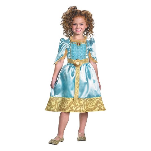 Girls' Disney Brave Merida Costume - Size 4-6 - Blue : Target