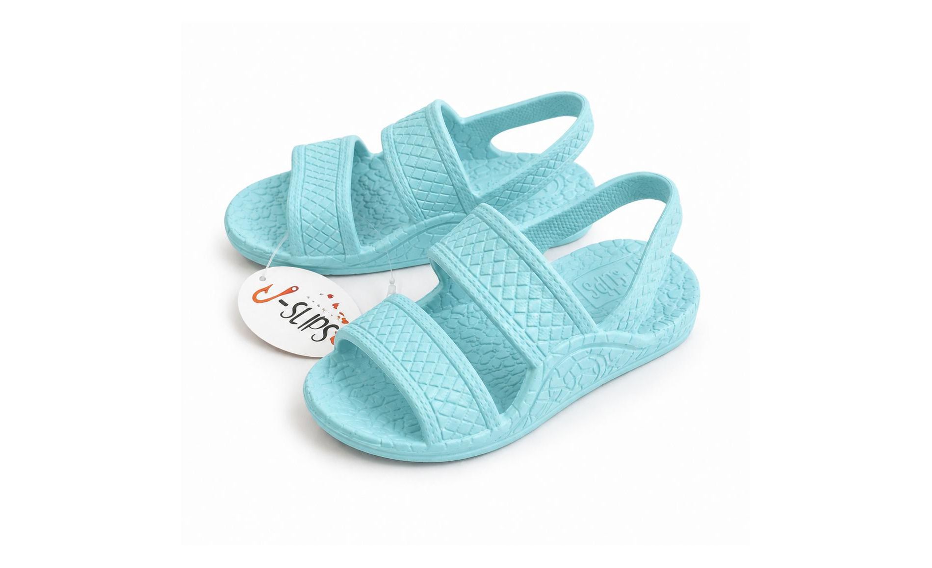 J-Slips Hawaiian Girls Toddler Sandals Pastel w/ Back Strap