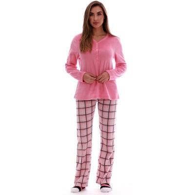 coral plaid