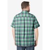 KingSize Short-Sleeve Plaid Sport Shirt - 3 of 4