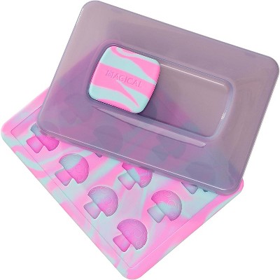 Magical Butter Machine Mushroom Silicone Non-Stick Gummy Trays (Multicolored)
