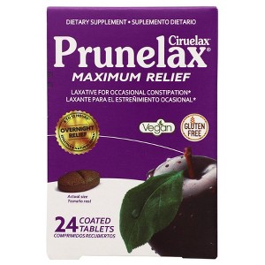 Midway Prunelax Maximum Relief Dietary Supplement Tablets - Fruit - 24ct - 1 of 4