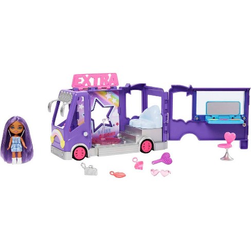 rek backup satire Barbie Extra Mini Minis Tour Bus Playset : Target