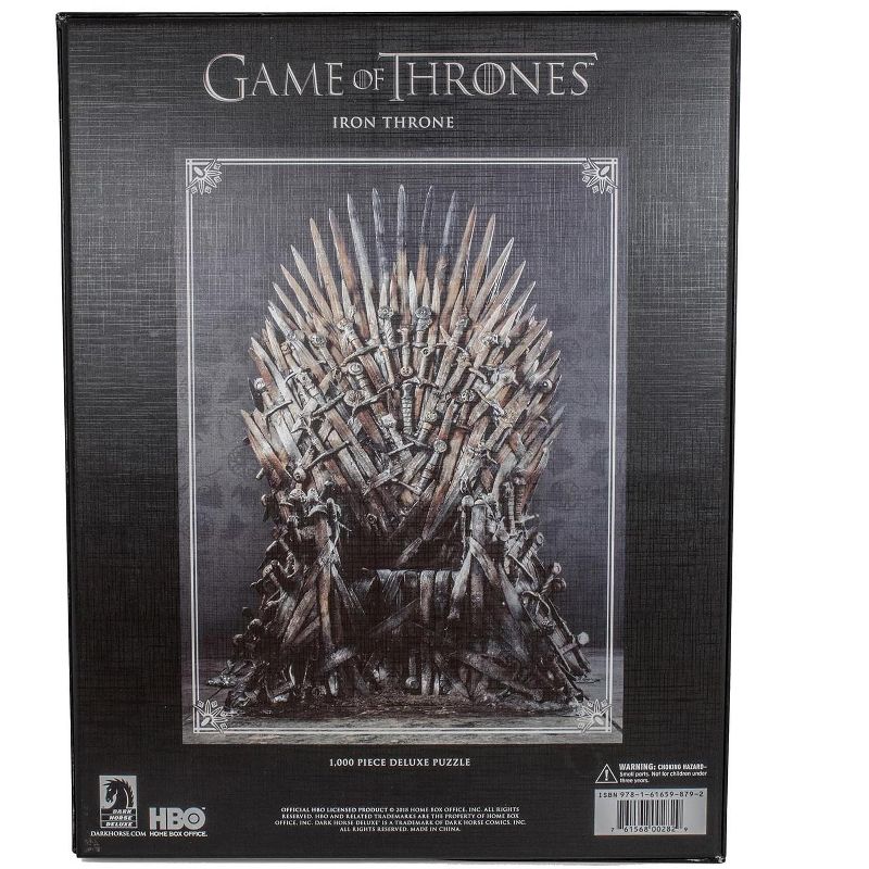 Dark Horse Comics Game Of Thrones Puzzle The Iron Throne 1000 Piece Jigsaw Puzzle | Ages 15 & Up, 2 of 8