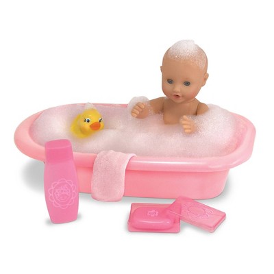 BABY DOLL JC TOY BATHTUB NEW NO DOLL INCLUDED  WITH RUBBER BATH FROG 
