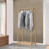 Clothing Storage Organizer,  Clothing Rack with Storage Shelf, Freestanding Garment Rack for Bedroom, Balcony,Clothes Rack - 2 of 4