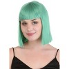 HalloweenCostumes.com One Size Fits Most  Women  Adult Teal Green Bob Wig, Blue - 3 of 4