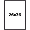 PosterPalooza | Antique Red Picture Frame - UV Acrylic, Foam Board Backing, Hanging Hardware - 2 of 4