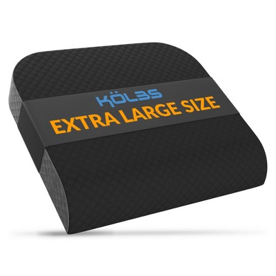 Kolbs, Memory Foam Seat Cushion for Office chair, Stylish Plush Velvet Cover (Extra Large)