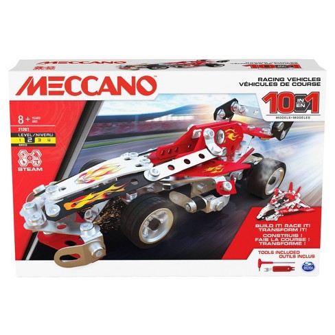 MECCANO RACE TRUCK MODEL VEHICLE BUILDING KIT STEM TILT WINCH *OPENBOX #1* 18209 