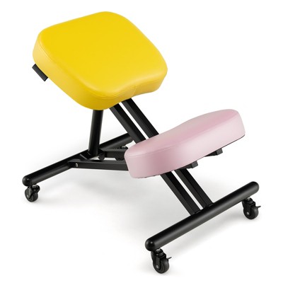 Costway Ergonomic Kneeling Chair Adjustable Stool Memory Foam Angled Seat