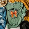 Simply Sage Market Coquette Orange Bow Pumpkin Season Sweatshirt - 3 of 4
