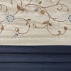 Sapphtopaz 7 Piece Bedding Comforter Sets Farmhouse Style Piecing Pleating and Flowers Embroidery Design Reversible Quilt Set - 3 of 4