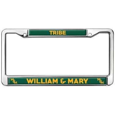 William & Mary Griffin Logo Full Size Standard License Plate Metal Frame