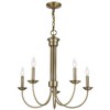 Livex Lighting Estate 5 - Light Chandelier in  Antique Brass - 3 of 4