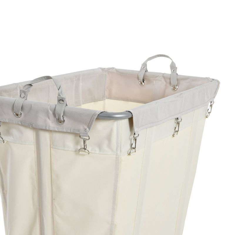 Household Essentials Commercial Laundry Cart Silver, 6 of 10