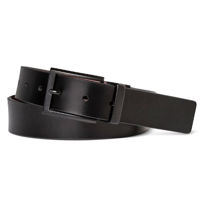 black buckle belt