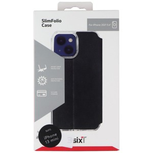 3SIXT SlimFolio Series Wallet Case for Apple iPhone 13 Mini - Black - 1 of 1
