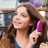 Michel Mercier The Girlie Detangle Brush - Painless Detangling Brush - Easy Grip Hair Brush Design - Thick and Curly Hair - Pink-Purple - 1 pc - 2 of 4