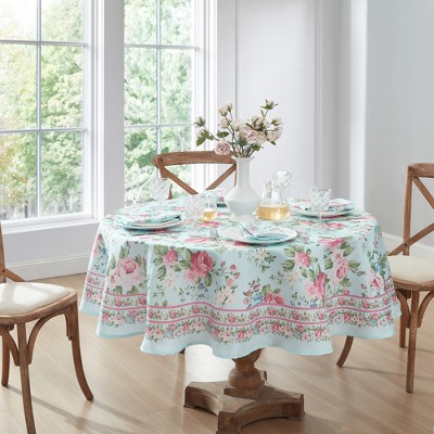 Vintage Floral Garden Tablecloth - Multicolor - 70