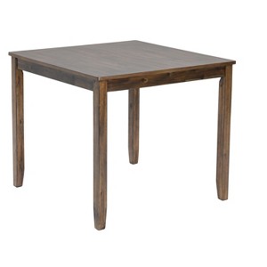 Gulches 34.5" Counter Height Dining Table, Walnut Acacia Wood+MDF+Birch Veneer, 330 LBS Capacity, 36" Height for Kitchen/Dining Room - 1 of 4