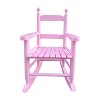 KTMBDW Child's Wood Porch Rocker - Perfect for Indoor or Outdoor All Weather Porch Rocker for Garden,Lawn,Balcony,Backyard for 6-10 Years Old - 3 of 4
