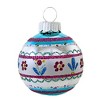 Christopher Radko 2.0 Inch Vintage Reflectors & Rounds Set Stripes Glitter Tree Ornament Sets - 4 of 4