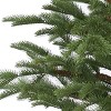 4' Prelit Feel Real Norwegian Spruce Entrance Artificial Christmas Tree in Whiskey Barrel Pot Clear Lights - National Tree Company - 3 of 4