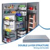 5x3 FT Outdoor Storage Shed ,Tool Shed with Lockable Door & Window,  Plastic Tool Storage for Garden, Backyard, Patio, Lawn - 3 of 4