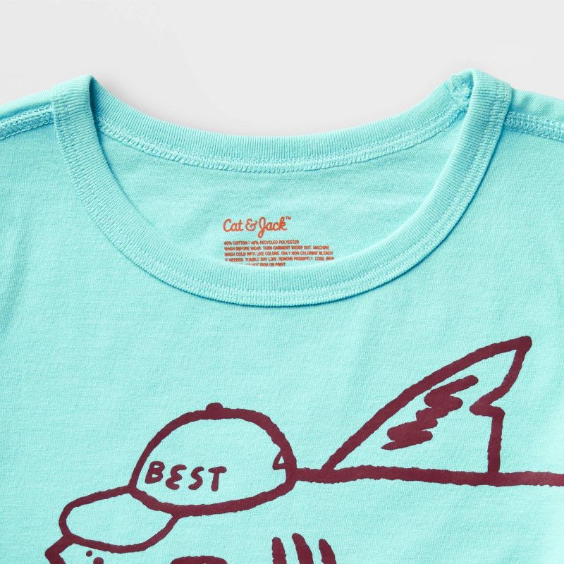 Toddler Adaptive Printed Short Sleeve T-Shirt - Cat &#38; Jack&#8482;, 4 of 5