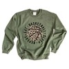 Simply Sage Market Women's Graphic Sweatshirt Eat Basketball Sleep Repeat Leopard Basketball - 2 of 4