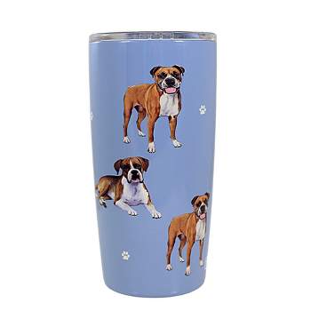 E & S Imports 7.0 Inch Boxer Serengeti Tumbler Hot Or Cold Beverages Tumblers