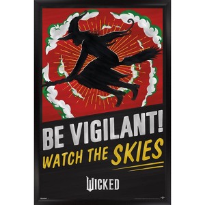Trends International Wicked: For Good (2025) - Be Vigilant Framed Wall Poster Prints - 1 of 4