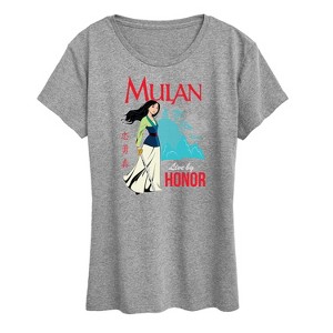 Women's - Disney - Live By Honor Short Sleeve Graphic T-Shirt - 1 of 4