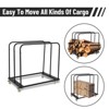 Folding Table Cart 1500 LBS, Heavy Duty Table Trolley with 5'' Swivel Wheels, for Garage, Home, Party Event Hotel Furniture 10 Table Capacity - 3 of 4