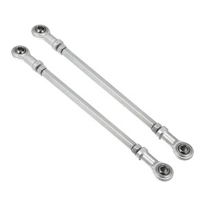 Unique Bargains M8 Steering Suspension Tie Rod for 49cc Electric ATV Go Kart 2Pcs Silver Tone - 1 of 3