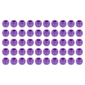Unique Bargains Girl's Plastic Hair Beads 50 Pcs - 1 of 4