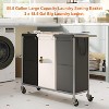 Heybly Laundry Basket,3 x 18.5 Gal Laundry Separator Hamper with Heavy Duty Rolling Wheels - 3 of 3