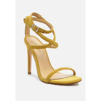Sherri Ankle Braided Strap Women High Heel