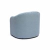 TOV Furniture Pamela Upcycled Fabric Tassel Lounge Chair in Faded Blue - 4 of 4