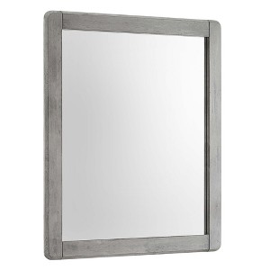 Modway MOD-6243-GRY Georgia Wood Mirror, Gray - 1 of 4