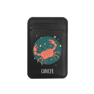 OTM Essentials Black Leather Wallet Sleeve MagSafe Compatible - 1 of 4