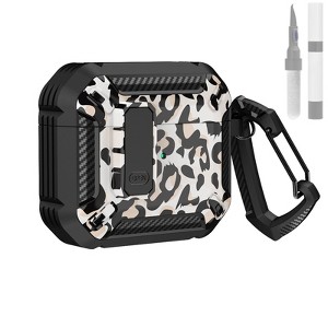 HTUTWOO Apple AirPods 3 Case Cover Solid Armor Series Cool Shockproof Protective Case with Keychain - 1 of 4