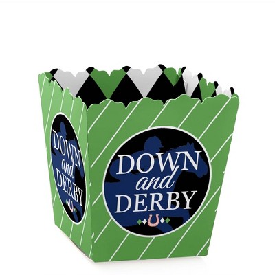 Big Dot of Happiness Kentucky Horse Derby - Party Mini Favor Boxes - Horse Race Party Treat Candy Boxes - Set of 12