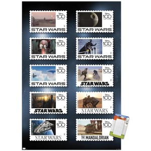 Trends International Disney 100th Star Wars - Stamp Grid Unframed Wall Poster Prints - 1 of 4
