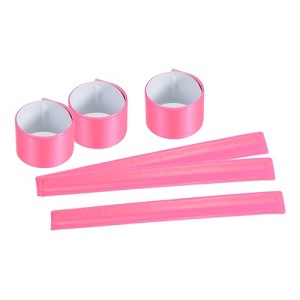 Unique Bargains High Visibility Reflective Arm Wrist Ankle Bands for Night Running 6 Pcs - 1 of 4