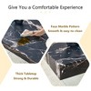 Racxily 43.3"x23.6" Marble-Patterned MDF Coffee Table with Tempered glass legs, Suitable for Living Room - 4 of 4
