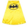 Warner Bros. Justice League Batman Superman Lightweight Breathable Baby Zip Up Costume Coverall with Cape Newborn to Infant - 4 of 4