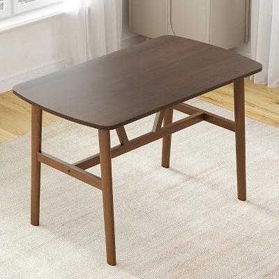 Infurnic Desks, Rectangular Dining Desk with four Sturdy Tables Legs, Modern Table for Kitchen or Living Room, Brown, 27.6"*47.2"*29.5"